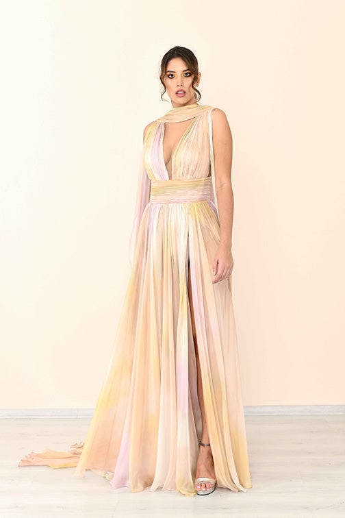 Look 25 - Elegant Long Dress - Jean Fares Couture - jfc
