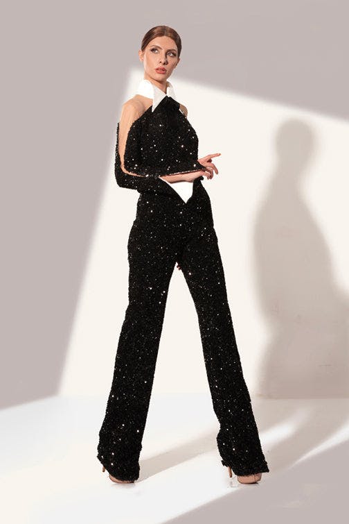 Look 27 - sexy sparkly jumpsuit -jfc